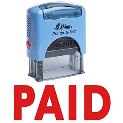 Printtoo PAID Stamp auto-encrage caoutchouc Bureau Brillant personnalisée Stamp Papeterie - Publicité Printtoo PAID Stamp auto-encrage caoutchouc Bureau Brillant personnalisée Stamp Papeterie - Publicité
