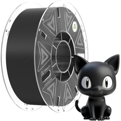 Creality Filament officiel Hyper PLA noir, 1 kg pour imprimante 3D RFID pour impression à grande vitesse, résistant, lisse, performance dépassée, précision dimensionnelle +/- 0,03 mm, 2,2 lbs/bobine - Publicité Creality Filament officiel Hyper PLA noir, 1 kg pour imprimante 3D RFID pour impression à grande vitesse, résistant, lisse, performance dépassée, précision dimensionnelle +/- 0,03 mm, 2,2 lbs/bobine - Publicité