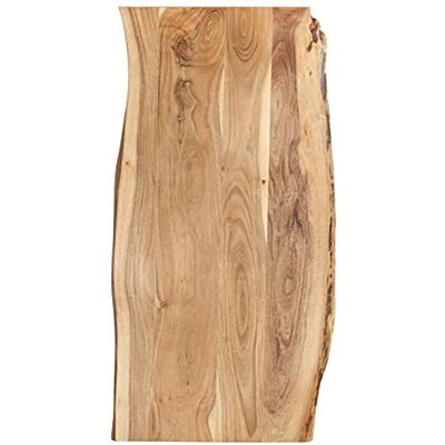 vidaXL Dessus de Table Bois d'acacia Massif 118x(50-60) x2,5 cm - Publicité vidaXL Dessus de Table Bois d'acacia Massif 118x(50-60) x2,5 cm - Publicité