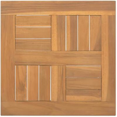 vidaXL Dessus de Table carré 40x40x2,5 cm Bois de Teck Massif - Publicité vidaXL Dessus de Table carré 40x40x2,5 cm Bois de Teck Massif - Publicité