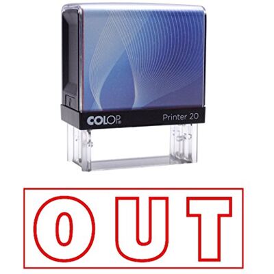 Printtoo OUT Timbre auto-encrage caoutchouc Bureau personnalisée P20 Papeterie Mini Stamper - Publicité Printtoo OUT Timbre auto-encrage caoutchouc Bureau personnalisée P20 Papeterie Mini Stamper - Publicité
