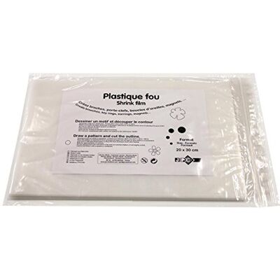 WONDAY LOT DE 25 FEUILLES DE PLASTIQUE FOU - Publicité WONDAY LOT DE 25 FEUILLES DE PLASTIQUE FOU - Publicité