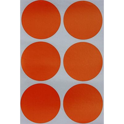 Royal Green Gommettes Étiquettes Autocollantes Rondes Orange Environ 5cm (50mm) 12 Feuilles Paquet de 72 - Publicité Royal Green Gommettes Étiquettes Autocollantes Rondes Orange Environ 5cm (50mm) 12 Feuilles Paquet de 72 - Publicité