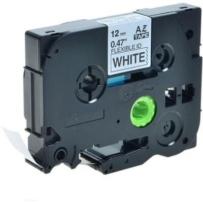 Brother Cassette à ruban TZ-FX231 compatible Flexible Laminé Noir/Blanc 12 mm x 8 m TZFX231 TZe-FX231 (Noir sur Blanc) - Publicité Brother Cassette à ruban TZ-FX231 compatible Flexible Laminé Noir/Blanc 12 mm x 8 m TZFX231 TZe-FX231 (Noir sur Blanc) - Publicité