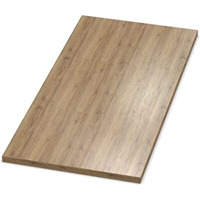 AUPROTEC Plateau de table 19 mm Chêne Sanremo Classic 90x60 cm I Panneaux de particules avec bord ABS de 1 mm et collage PU I Revêtu de résine mélaminique I Élégant et hydrofuge - Publicité AUPROTEC Plateau de table 19 mm Chêne Sanremo Classic 90x60 cm I Panneaux de particules avec bord ABS de 1 mm et collage PU I Revêtu de résine mélaminique I Élégant et hydrofuge - Publicité