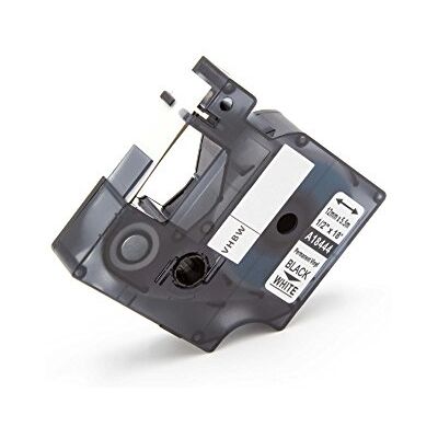 vhbw Ruban compatible avec Dymo Rhino 6000 5000, 5200, 4200, 3000, 1000 imprimante d'étiquettes 5,5m x 12mm Noir sur Blanc, Vinyle - Publicité vhbw Ruban compatible avec Dymo Rhino 6000 5000, 5200, 4200, 3000, 1000 imprimante d'étiquettes 5,5m x 12mm Noir sur Blanc, Vinyle - Publicité