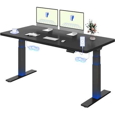 FLEXISPOT Bureau Assis Debout 160x80, 2 Moteurs, 200KG, Plateau 25mm E200, Plateau monobloc 25mm, Charge 200kg, 40 mm/s, 60-125cm, 3 segments, USB, anti-collision réglable, garantie 10 ans - Publicité FLEXISPOT Bureau Assis Debout 160x80, 2 Moteurs, 200KG, Plateau 25mm E200, Plateau monobloc 25mm, Charge 200kg, 40 mm/s, 60-125cm, 3 segments, USB, anti-collision réglable, garantie 10 ans - Publicité