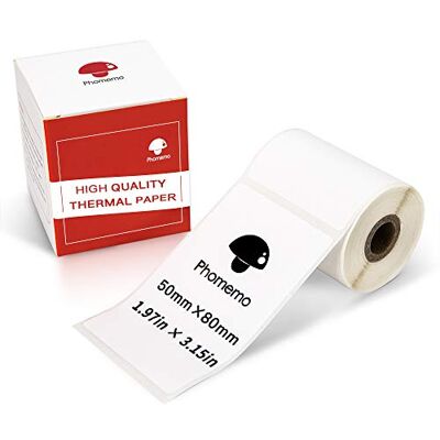 Phomemo Étiquettes Autocollantes pour M110/M108/M220, 50x80mm, 90 PCS - Publicité Phomemo Étiquettes Autocollantes pour M110/M108/M220, 50x80mm, 90 PCS - Publicité