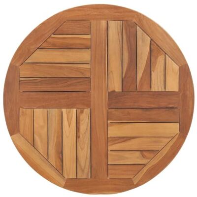 vidaXL Dessus de Table Bois de Teck Solide Rond 2,5 cm 70 cm - Publicité vidaXL Dessus de Table Bois de Teck Solide Rond 2,5 cm 70 cm - Publicité