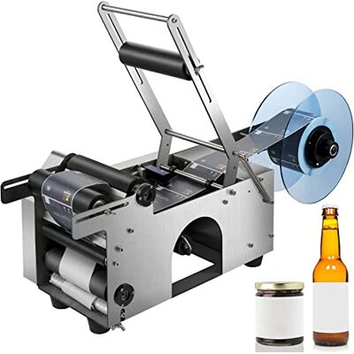 VEVOR MT-50 Étiqueteuse de Bouteilles Rondes Semi-Automatique 50 pièces/Min pour Bouteilles de 12 à 90 mm - Publicité VEVOR MT-50 Étiqueteuse de Bouteilles Rondes Semi-Automatique 50 pièces/Min pour Bouteilles de 12 à 90 mm - Publicité
