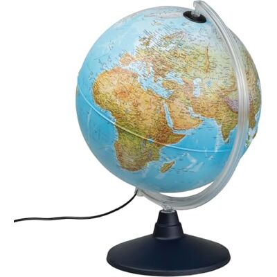 Idena Nova Rico 3622050 Loisirs Créatifs Globe Terrestre 30 cm, Bleu - Publicité Idena Nova Rico 3622050 Loisirs Créatifs Globe Terrestre 30 cm, Bleu - Publicité