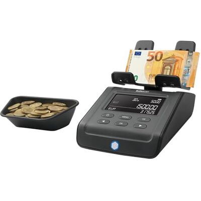 Safescan 6175 compteuse valorisatrice pour pièces, billets, tickets et jetons Compteuse de pièces avec reconnaissance automatique du rouleau de pièces Balance qui stock les résultats de comptages - Publicité Safescan 6175 compteuse valorisatrice pour pièces, billets, tickets et jetons Compteuse de pièces avec reconnaissance automatique du rouleau de pièces Balance qui stock les résultats de comptages - Publicité