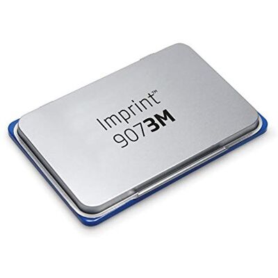 Trodat Imprint 9073M Tampon encreur manuel pour les besoins quotidiens à la maison et au bureau – 1 tampon encreur bleu, couvercle en métal robuste, encre à base d'eau, taille 12,5 x 8 cm, idéal pour le - Publicité Trodat Imprint 9073M Tampon encreur manuel pour les besoins quotidiens à la maison et au bureau – 1 tampon encreur bleu, couvercle en métal robuste, encre à base d'eau, taille 12,5 x 8 cm, idéal pour le - Publicité
