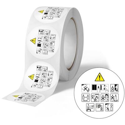 Avery 500 Etiquettes AFNOR CLP Rondes Autocollantes en rouleau 40 mm Réglementaire Bougies 1 rouleau de 500 Stickers pour étiquetage réglementaire des bougies - Publicité Avery 500 Etiquettes AFNOR CLP Rondes Autocollantes en rouleau 40 mm Réglementaire Bougies 1 rouleau de 500 Stickers pour étiquetage réglementaire des bougies - Publicité