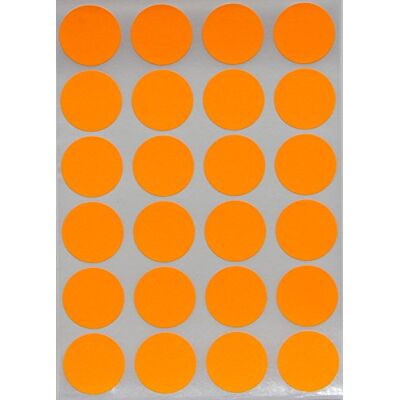 Royal Green Gommettes Étiquettes Autocollantes Rondes Orange Fluo 50 Feuilles 2.5 cm (25 mm) Paquet de 1200 - Publicité Royal Green Gommettes Étiquettes Autocollantes Rondes Orange Fluo 50 Feuilles 2.5 cm (25 mm) Paquet de 1200 - Publicité