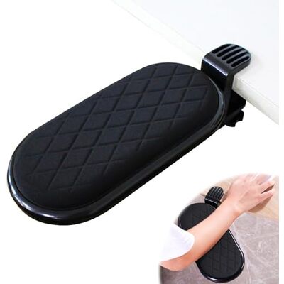 jinminamz Repose Bras, Accoudoir pour Bureau, Repose-Poignet Réglable pour Bras, Support de bras d'ordinateur Repose Poignet Ergonomique, Réglable à 180 ° Convient pour la maison et le Bureau, Noir - Publicité jinminamz Repose Bras, Accoudoir pour Bureau, Repose-Poignet Réglable pour Bras, Support de bras d'ordinateur Repose Poignet Ergonomique, Réglable à 180 ° Convient pour la maison et le Bureau, Noir - Publicité