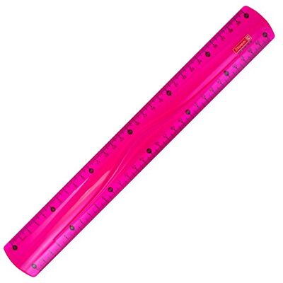 BRUNNEN Colour Code Règle pour gaucher et droitier, 15 cm, plusieurs couleurs disponibles 30 cm rose bonbon - Publicité BRUNNEN Colour Code Règle pour gaucher et droitier, 15 cm, plusieurs couleurs disponibles 30 cm rose bonbon - Publicité