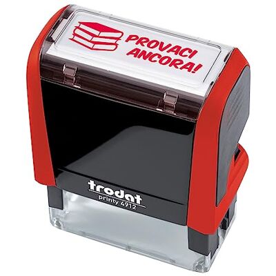 Trodat Tampon Motivationnel pour Enseignants Printy 4912 Auto-encreur, Collection Happy School, Empreinte ProVACI, Couleur Tampon Rouge, Cartouche incluse de Couleur Rouge - Publicité Trodat Tampon Motivationnel pour Enseignants Printy 4912 Auto-encreur, Collection Happy School, Empreinte ProVACI, Couleur Tampon Rouge, Cartouche incluse de Couleur Rouge - Publicité