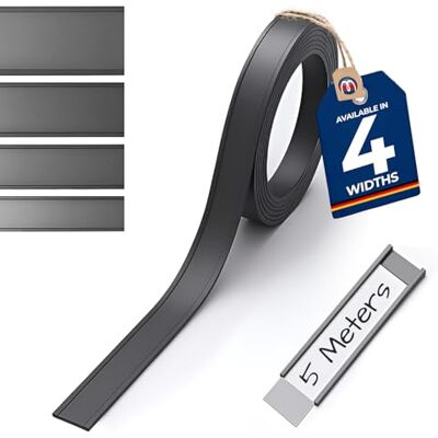 Magnosphere Porte-étiquettes magnétique profil en C pour étiquettes 5 m avec film de protection – Idéal pour le marquage et l'étiquetage mobiles, profil en C : largeur 20 mm – Longueur 5 m - Publicité Magnosphere Porte-étiquettes magnétique profil en C pour étiquettes 5 m avec film de protection – Idéal pour le marquage et l'étiquetage mobiles, profil en C : largeur 20 mm – Longueur 5 m - Publicité