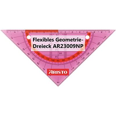 Aristo geotec Geo Flex Triangle de géométrie HYP. 16 cm, rose fluo - Publicité Aristo geotec Geo Flex Triangle de géométrie HYP. 16 cm, rose fluo - Publicité