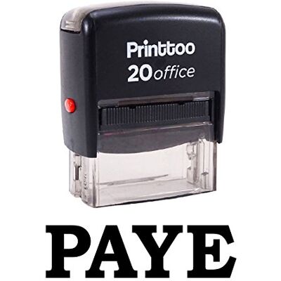 Printtoo personnalisé Stamp PAYE Self Encrage caoutchouc Bureau philatélique fixe-Noire - Publicité Printtoo personnalisé Stamp PAYE Self Encrage caoutchouc Bureau philatélique fixe-Noire - Publicité