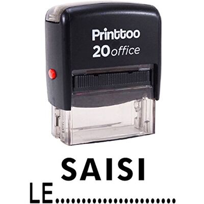 Printtoo SAISI WITH LE auto Encrage Rubber Stamp Stationary Office personnalisé Timbre-Noir - Publicité Printtoo SAISI WITH LE auto Encrage Rubber Stamp Stationary Office personnalisé Timbre-Noir - Publicité
