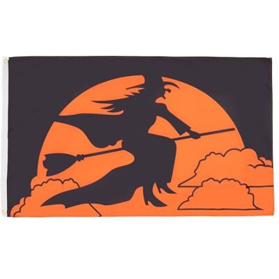AZ FLAG Drapeau Halloween avec sorcière 90x60cm Drapeau Happy Halloween 60 x 90 cm Drapeaux - Publicité AZ FLAG Drapeau Halloween avec sorcière 90x60cm Drapeau Happy Halloween 60 x 90 cm Drapeaux - Publicité