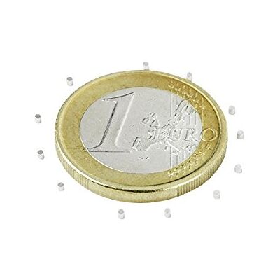Magnosphere 20 x Aimant rond Disque Ø 1 mm, hauteur 1 mm Néodyme N45 (NdFeB) Nickelé tient 25 g 20 pièces Aimants ronds puissants, Disques magnétiques - Publicité Magnosphere 20 x Aimant rond Disque Ø 1 mm, hauteur 1 mm Néodyme N45 (NdFeB) Nickelé tient 25 g 20 pièces Aimants ronds puissants, Disques magnétiques - Publicité