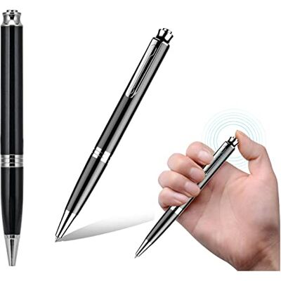MBG line ® Enregistreur Vocal Stylo Q60 Enregistreur Audio USB 8 Go Dictaphone avec Activation Vocale, Audio HD 192kbps, 100 Heures de Capacité d'Enregistrement - Publicité MBG line ® Enregistreur Vocal Stylo Q60 Enregistreur Audio USB 8 Go Dictaphone avec Activation Vocale, Audio HD 192kbps, 100 Heures de Capacité d'Enregistrement - Publicité