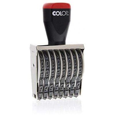 COLOP 7 mm Numberer 8 Rangs – 07008 - Publicité COLOP 7 mm Numberer 8 Rangs – 07008 - Publicité