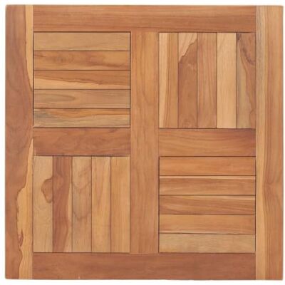 vidaXL Dessus de Table Bois de Teck Solide 60x60x2,5 cm - Publicité vidaXL Dessus de Table Bois de Teck Solide 60x60x2,5 cm - Publicité