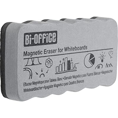 Bi-Office Brosse Effaceur Magnétique Léger, Pour Tableau Blanc, 110 x 55 x 23 mm - Publicité Bi-Office Brosse Effaceur Magnétique Léger, Pour Tableau Blanc, 110 x 55 x 23 mm - Publicité