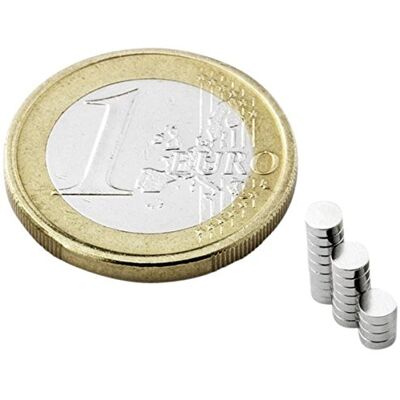 Magnosphere 20 x Aimant rond Disque Ø 3 mm, hauteur 1,5 mm Néodyme N50 (NdFeB) Nickelé tient 300 g 20 pièces Aimants ronds puissants, Disques magnétiques - Publicité Magnosphere 20 x Aimant rond Disque Ø 3 mm, hauteur 1,5 mm Néodyme N50 (NdFeB) Nickelé tient 300 g 20 pièces Aimants ronds puissants, Disques magnétiques - Publicité