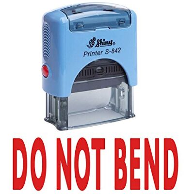 Printtoo DO NOT BEND Stamp auto-encrage caoutchouc Bureau Brillant personnalisée Stamp Papeterie - Publicité Printtoo DO NOT BEND Stamp auto-encrage caoutchouc Bureau Brillant personnalisée Stamp Papeterie - Publicité