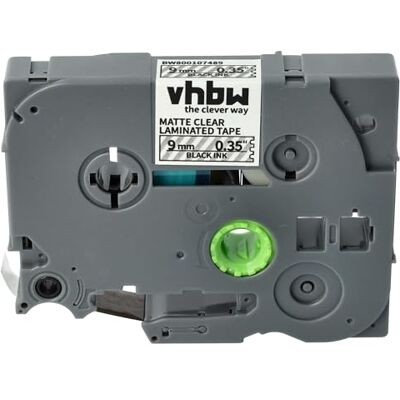 vhbw Ruban remplacement pour Brother TZ-221, TZE-221 pour imprimante d'étiquettes 8m x 9mm Noir sur Transparent mat - Publicité vhbw Ruban remplacement pour Brother TZ-221, TZE-221 pour imprimante d'étiquettes 8m x 9mm Noir sur Transparent mat - Publicité