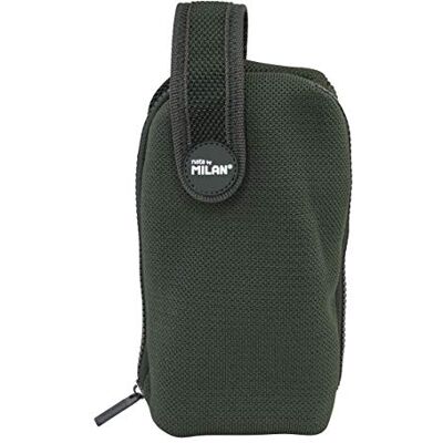 MILAN Kit 1 Estuche Con Contenido Knit Khaki Green Trousses, 19 cm, Vert (Verde) - Publicité MILAN Kit 1 Estuche Con Contenido Knit Khaki Green Trousses, 19 cm, Vert (Verde) - Publicité