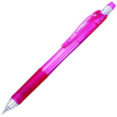 Pentel PL105-P Lot de 12 Porte-Mines en Aluminium Rose - Publicité Pentel PL105-P Lot de 12 Porte-Mines en Aluminium Rose - Publicité