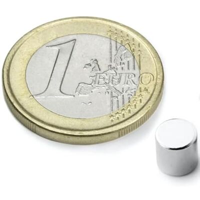 Magnosphere 10 x Aimant rond Disque magnétique Ø 6 x 5mm Néodyme N45, Nickelé Force d'adhérence 1,4 kg 10 pièces Aimants ronds puissants, Disques magnétiques - Publicité Magnosphere 10 x Aimant rond Disque magnétique Ø 6 x 5mm Néodyme N45, Nickelé Force d'adhérence 1,4 kg 10 pièces Aimants ronds puissants, Disques magnétiques - Publicité