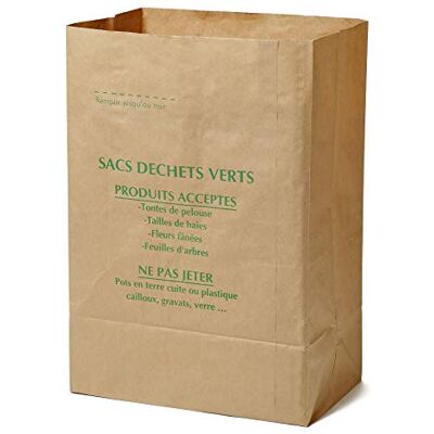La cordeline Sacs Déchets Verts 100L Papier Kraft Renforcé – Lot de 10 Sacs Jardin Résistants à l’Humidité – Pour Feuilles, Tonte de Gazon et Taille de Haies - Publicité La cordeline Sacs Déchets Verts 100L Papier Kraft Renforcé – Lot de 10 Sacs Jardin Résistants à l’Humidité – Pour Feuilles, Tonte de Gazon et Taille de Haies - Publicité