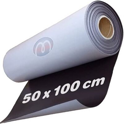 Magnosphere Feuille magnétique adhésive Caoutchouc aimanté brun naturel 0,5mm x 50cm x 100cm Plaque aimantée Aimant flexible revêtu d'un film autocollant - Publicité Magnosphere Feuille magnétique adhésive Caoutchouc aimanté brun naturel 0,5mm x 50cm x 100cm Plaque aimantée Aimant flexible revêtu d'un film autocollant - Publicité
