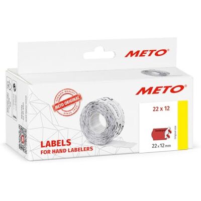 Meto Lot de 6000 étiquettes d'étiquetage de prix d'origine « Prix spécial » (22 x 12 mm, 1 ligne, rouge fluo, adhésif permanent) - Publicité Meto Lot de 6000 étiquettes d'étiquetage de prix d'origine « Prix spécial » (22 x 12 mm, 1 ligne, rouge fluo, adhésif permanent) - Publicité