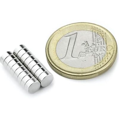 Magnosphere 20 x Aimant rond Disque Ø 5 mm, hauteur 2 mm Néodyme N40 (NdFeB) Nickelé tient 650 g 20 pièces Aimants ronds puissants, Disques magnétiques - Publicité Magnosphere 20 x Aimant rond Disque Ø 5 mm, hauteur 2 mm Néodyme N40 (NdFeB) Nickelé tient 650 g 20 pièces Aimants ronds puissants, Disques magnétiques - Publicité