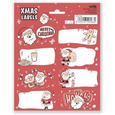 Grupo Erik Étiquettes Cadeaux de Noël Père Noël Étiquettes Autocollantes, Autocollants de Noël, Étiquette pour Cadeau - Publicité Grupo Erik Étiquettes Cadeaux de Noël Père Noël Étiquettes Autocollantes, Autocollants de Noël, Étiquette pour Cadeau - Publicité