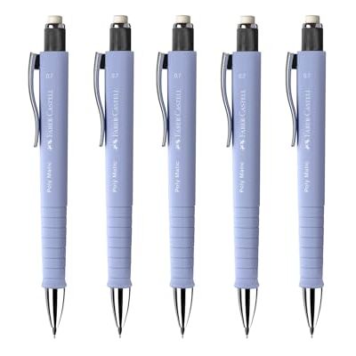 Faber-Castell Porte-mine Poly Matic Pale Iris 0,7 mm, lot de 5 Crayon à mine avec avance automatique de la mine pour une écriture confortable - Publicité Faber-Castell Porte-mine Poly Matic Pale Iris 0,7 mm, lot de 5 Crayon à mine avec avance automatique de la mine pour une écriture confortable - Publicité