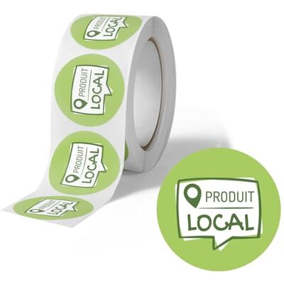 Avery 500 étiquettes Produit local Autocollantes en rouleau Ø 35 mm Produit Local 1 rouleau de 500 Stickers pour artisans, entrepreneurs, small business - Publicité Avery 500 étiquettes Produit local Autocollantes en rouleau Ø 35 mm Produit Local 1 rouleau de 500 Stickers pour artisans, entrepreneurs, small business - Publicité