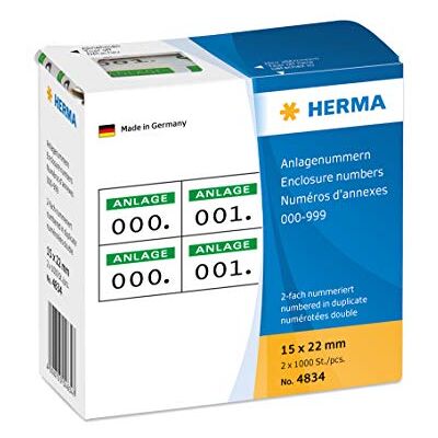 HERMA 4834 Étiquettes Numériques - Étiquettes Numériques - Publicité HERMA 4834 Étiquettes Numériques - Étiquettes Numériques - Publicité