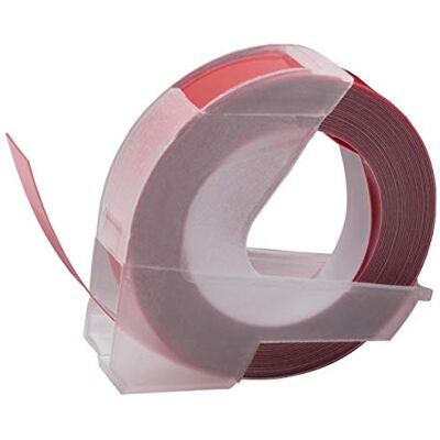 vhbw Ruban de marquage 3D compatible avec Dymo Xpress 12965, Xpress Pro 12966 imprimante d'étiquettes 3m x 9mm Blanc sur Rouge - Publicité vhbw Ruban de marquage 3D compatible avec Dymo Xpress 12965, Xpress Pro 12966 imprimante d'étiquettes 3m x 9mm Blanc sur Rouge - Publicité
