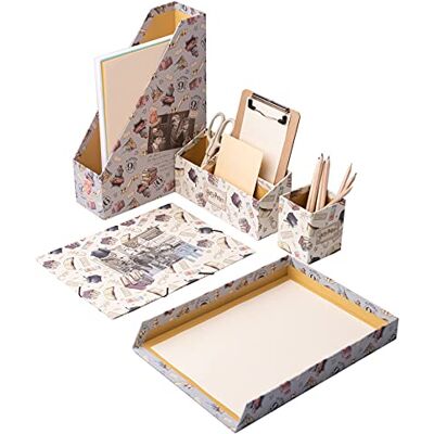 Grupo Erik Organisateur de Bureau Harry Potter Rangement de Bureau Multifonctionnel en Carton Inclut : Pot à Crayon, Chemise à Rabats, Porte-revue, Corbeille à Courrier, Range-lettres - Publicité Grupo Erik Organisateur de Bureau Harry Potter Rangement de Bureau Multifonctionnel en Carton Inclut : Pot à Crayon, Chemise à Rabats, Porte-revue, Corbeille à Courrier, Range-lettres - Publicité