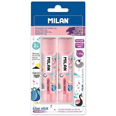Milan Bâtons de Colle Violets - Polyvalent, 21g - Publicité Milan Bâtons de Colle Violets - Polyvalent, 21g - Publicité