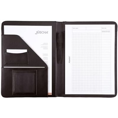 ALASSIO Réf 96086 Conférencier avec bloc-notes Cuir synthétique Noir A4 (Import Royaume Uni) - Publicité ALASSIO Réf 96086 Conférencier avec bloc-notes Cuir synthétique Noir A4 (Import Royaume Uni) - Publicité